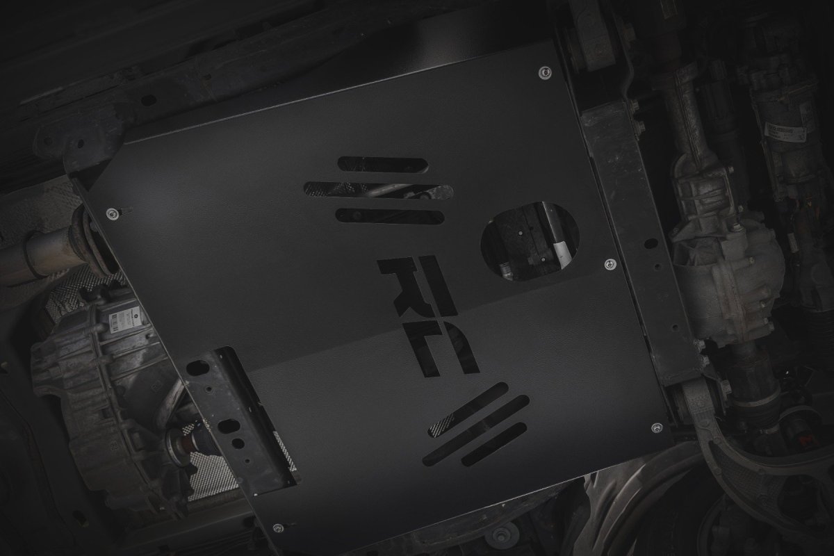 Ram 1500 Catalytic Converter Shield - Rough Country - Anti-Theft Skid Plate - '19-'26